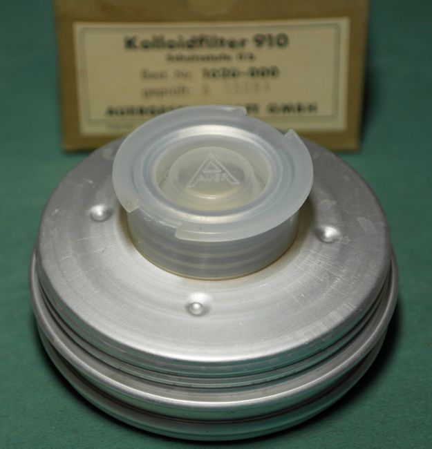 Фильтр противопыльный, для сверхтонкой очистки воздуха от пыли, тумана, аэрозолей, микробных и вирусных частиц. MSA Auer, Германия, фотография 1