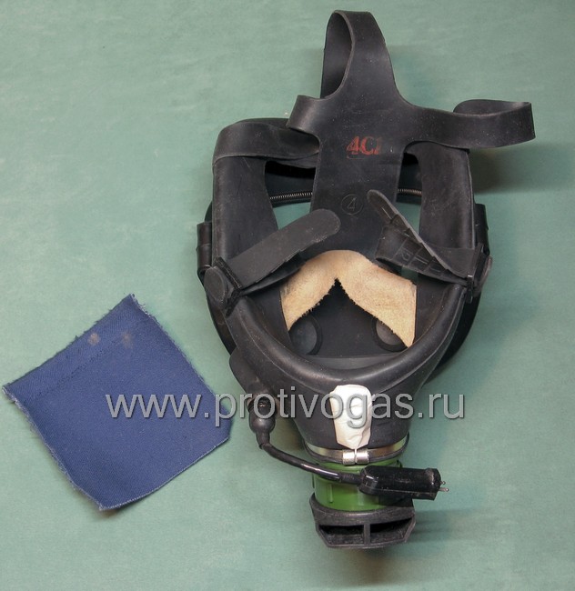 Противогаз ПФЛ с панорамной маской армейский, фотография 3